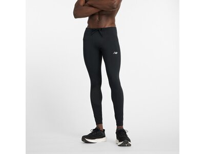 NEW BALANCE Herren Tights Mens Running Tight Schwarz