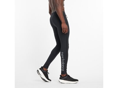 NEW BALANCE Herren Tights NB Sleek Reflective Tight Schwarz