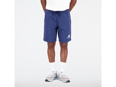 NEW BALANCE Herren Shorts Essentials Stacked Logo French Terry Short Blau