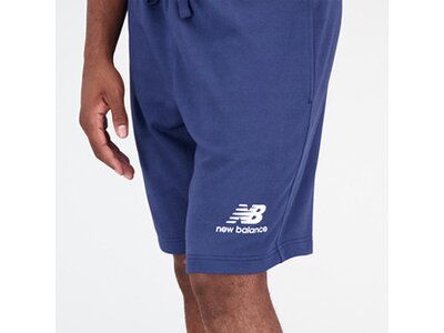 NEW BALANCE Herren Shorts Essentials Stacked Logo French Terry Short Blau