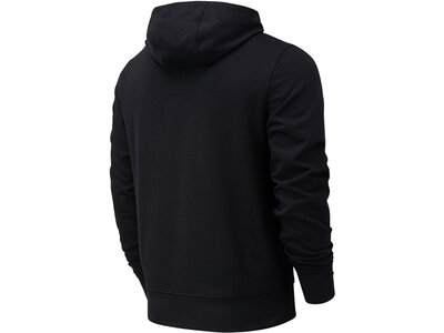NEW BALANCE Herren T-Shirt NB Essentials Stacked Logo Po Hoodi Schwarz