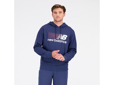 NEW BALANCE Herren Kapuzensweat NB Classic Hoodie Blau