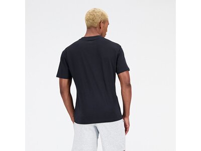 NEW BALANCE Herren T-Shirt Essentials Stacked Logo Cotton Jersey Short Sleeve T-shirt Schwarz