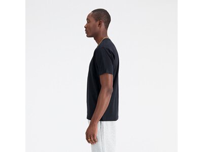 NEW BALANCE Herren Shirt NB Essentials Logo T-Shirt Schwarz