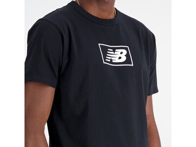 NEW BALANCE Herren Shirt NB Essentials Logo T-Shirt Schwarz