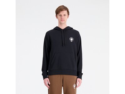 NEW BALANCE Herren Kapuzensweat Hoops Essentials Hoodie Schwarz