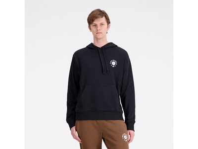 NEW BALANCE Herren Kapuzensweat Hoops Essentials Hoodie Schwarz