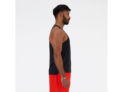 NEW BALANCE Herren T-Shirt Mens Running Tanks/Singlet Schwarz