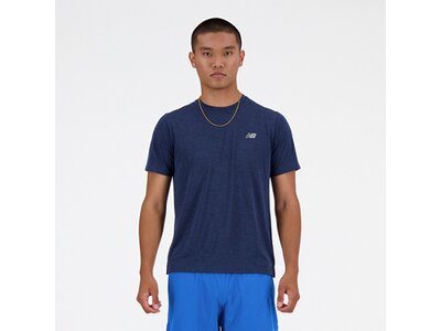 NEW BALANCE Herren T-Shirt Mens Running SS Top Blau