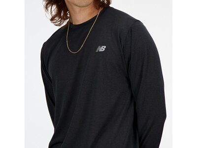 NEW BALANCE Herren T-Shirt Mens Running LS Top Schwarz