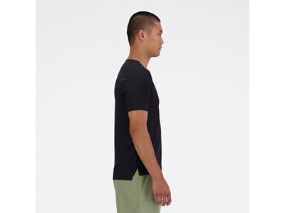 NEW BALANCE Herren T-Shirt Athletics Jacquard T-Shirt Schwarz