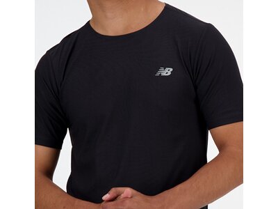 NEW BALANCE Herren T-Shirt Athletics Jacquard T-Shirt Schwarz