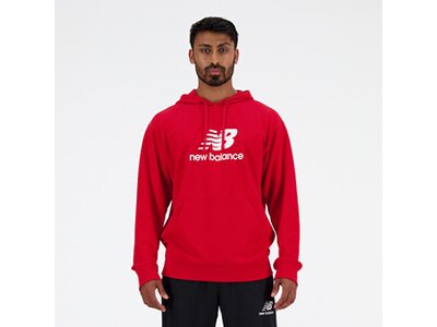 NEW BALANCE Herren Kapuzensweat Mens Lifestyle Hoodie Rot