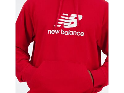 NEW BALANCE Herren Kapuzensweat Mens Lifestyle Hoodie Rot