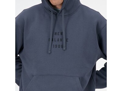 NEW BALANCE Herren Kapuzensweat Mens Lifestyle Hoodie Blau