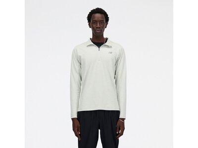 NEW BALANCE Herren Kapuzensweat Space Dye 1/4 Zip Grau