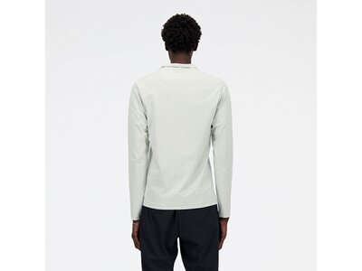 NEW BALANCE Herren Kapuzensweat Space Dye 1/4 Zip Grau