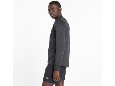 NEW BALANCE Herren Kapuzensweat Heat Grid Crew Schwarz