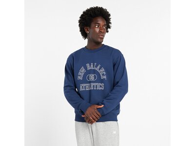 NEW BALANCE Herren Kapuzensweat Graphic Crew 1 Blau