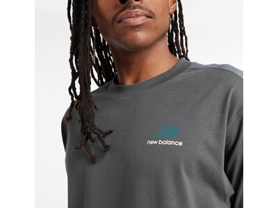 NEW BALANCE Herren Kapuzensweat Classics Graphic T-Shirt Grau