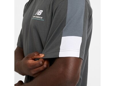 NEW BALANCE Herren Kapuzensweat Classics Graphic T-Shirt Grau