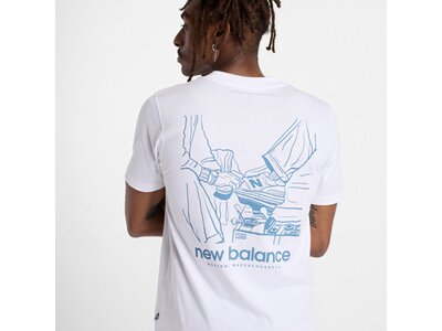 NEW BALANCE Herren Kapuzensweat New Balance Shine T-Shirt Weiß