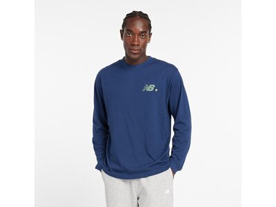 NEW BALANCE Herren Kapuzensweat New Balance Relaxed Court Long Sleeve Blau