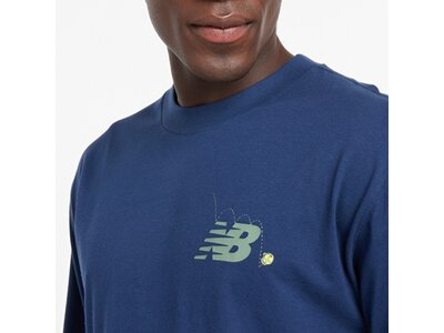 NEW BALANCE Herren Kapuzensweat New Balance Relaxed Court Long Sleeve Blau