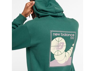 NEW BALANCE Herren Kapuzensweat New Balance Relaxed 550 Hoodie Grün