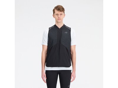 NEW BALANCE Herren Hose Impact Run Luminous Packable Vest Schwarz