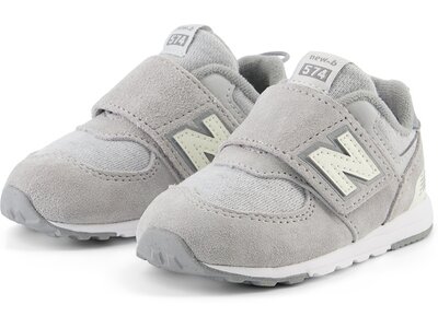 NEW BALANCE Kinder Freizeitschuhe 574 NEW-B Hook & Loop Grau