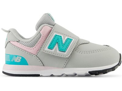 NEW BALANCE Kinder Freizeitschuhe 574 New-B Hook & Loop Silber