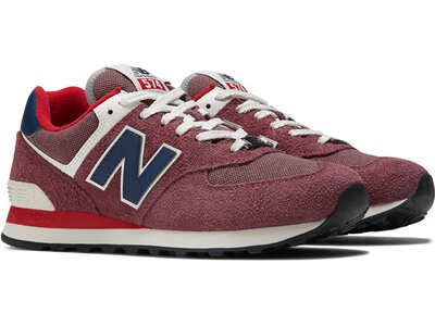 NEW BALANCE Herren Freizeitschuhe 574 Rot