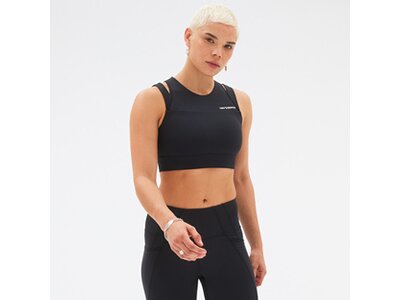 NEW BALANCE Damen Weste Shape Shield Crop Bra Schwarz