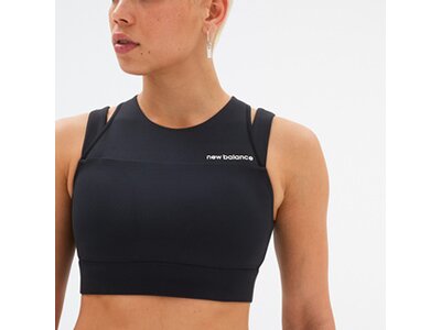 NEW BALANCE Damen Weste Shape Shield Crop Bra Schwarz