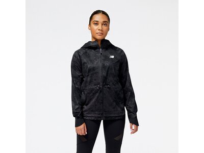 NEW BALANCE Damen Schlupfjacke Impact Run AT Waterproof Jacket Schwarz