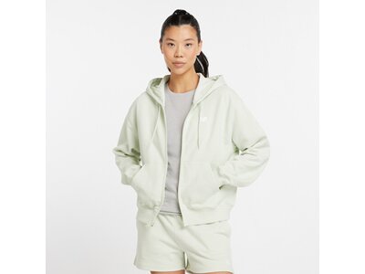 NEW BALANCE Damen Jacke Sport Essentials French Terry Full Zip Grün