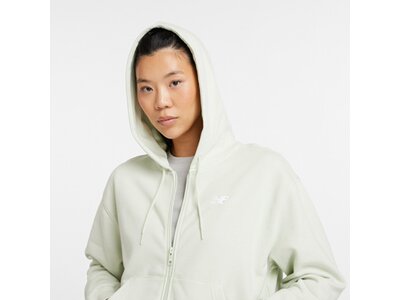 NEW BALANCE Damen Jacke Sport Essentials French Terry Full Zip Grün