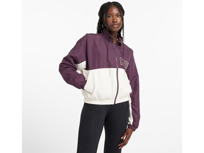NEW BALANCE Damen Jacke Color Blocked Graphic Woven Jacket Braun