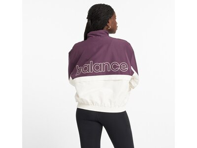 NEW BALANCE Damen Jacke Color Blocked Graphic Woven Jacket Braun