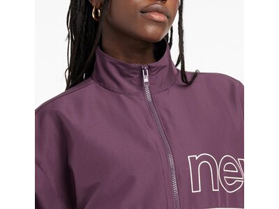 NEW BALANCE Damen Jacke Color Blocked Graphic Woven Jacket Braun