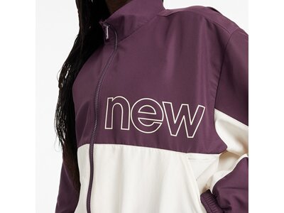 NEW BALANCE Damen Jacke Color Blocked Graphic Woven Jacket Braun