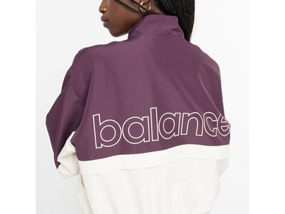 NEW BALANCE Damen Jacke Color Blocked Graphic Woven Jacket Braun