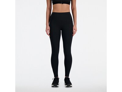 NEW BALANCE Damen Tights Womens Running Tight Schwarz