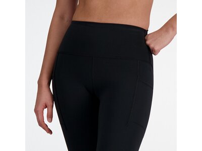 NEW BALANCE Damen Tights Womens Running Tight Schwarz