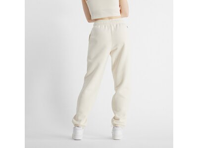 NEW BALANCE Damen Hose Graphic Fleece Jogger Weiß