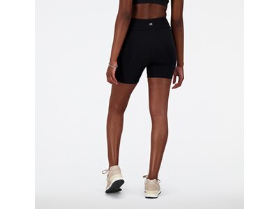 NEW BALANCE Damen Shorts Essentials Reimagined Archive Cotton Fitted Short Schwarz