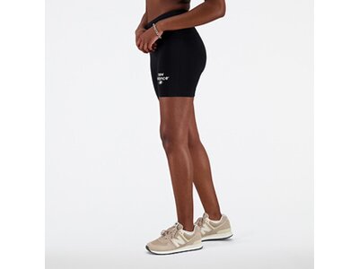 NEW BALANCE Damen Shorts Essentials Reimagined Archive Cotton Fitted Short Schwarz