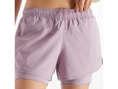 NEW BALANCE Damen Shorts Womens Running Short Lila