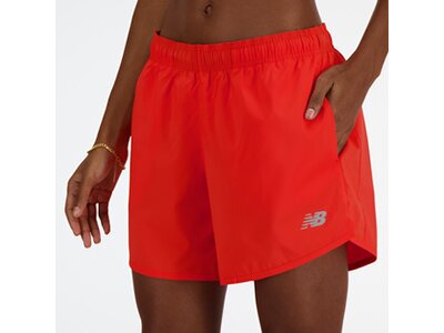 NEW BALANCE Damen Shorts Womens Running Short Rot